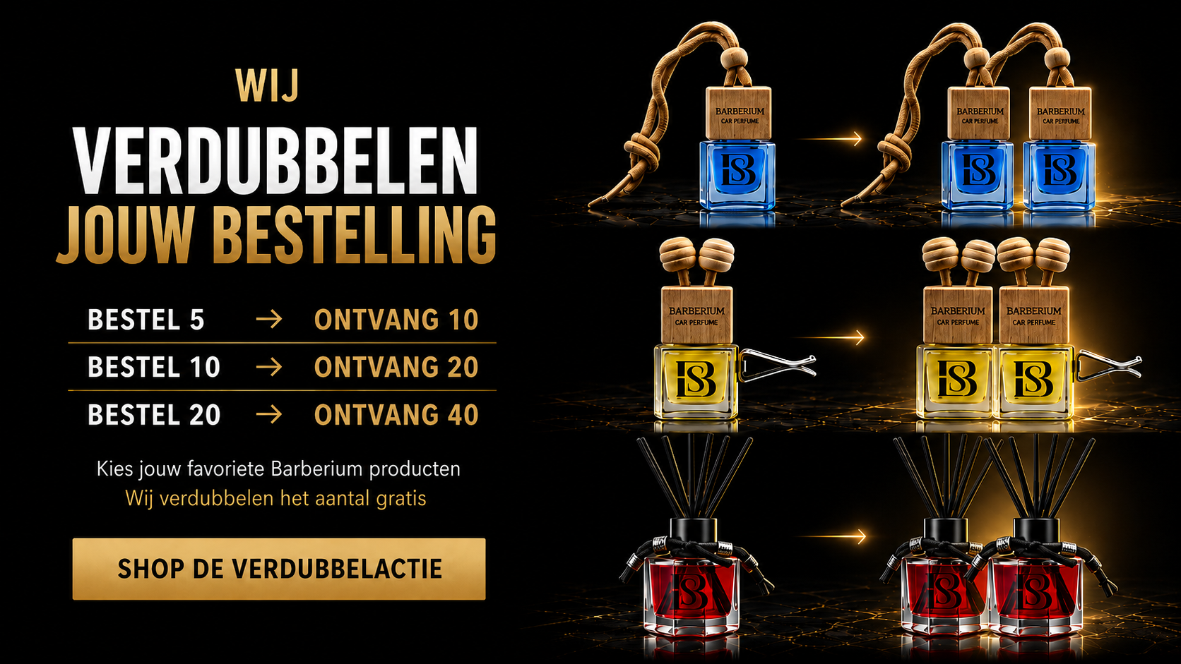 verdubbel actie
