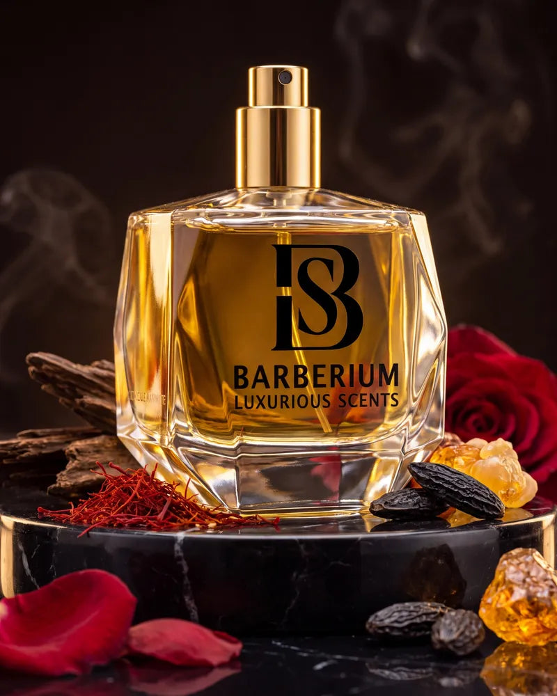 Cadeau voor man: Royal Tonka parfum van Barberium in geschenkdoos
